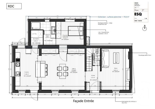 maison à vendre - 5 pièces - 145.0 m2 - MOULON - 33 - AQUITAINE - Century 21 Nci Immobilier