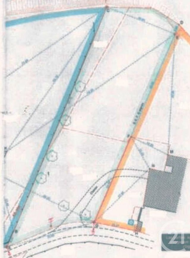 terrain à vendre - 2217.0 m2 - MOULON - 33 - AQUITAINE - Century 21 Nci Immobilier